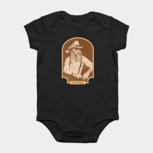 Leon Russell Sepia Tribute Baby Bodysuit